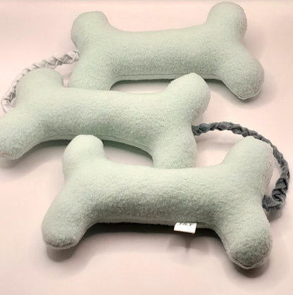 Knuffelketting – Mint - Pluchen hondenspeeltje in 4 maten  (XS-L)