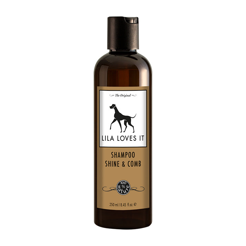 Lila Loves It Shampoo Shine & Comb voor een glanzende en doorkambare hondenvacht