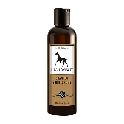 Lila Loves It Shampoo Shine & Comb voor een glanzende en doorkambare hondenvacht