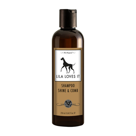 Lila Loves It Shampoo Shine & Comb voor een glanzende en doorkambare hondenvacht