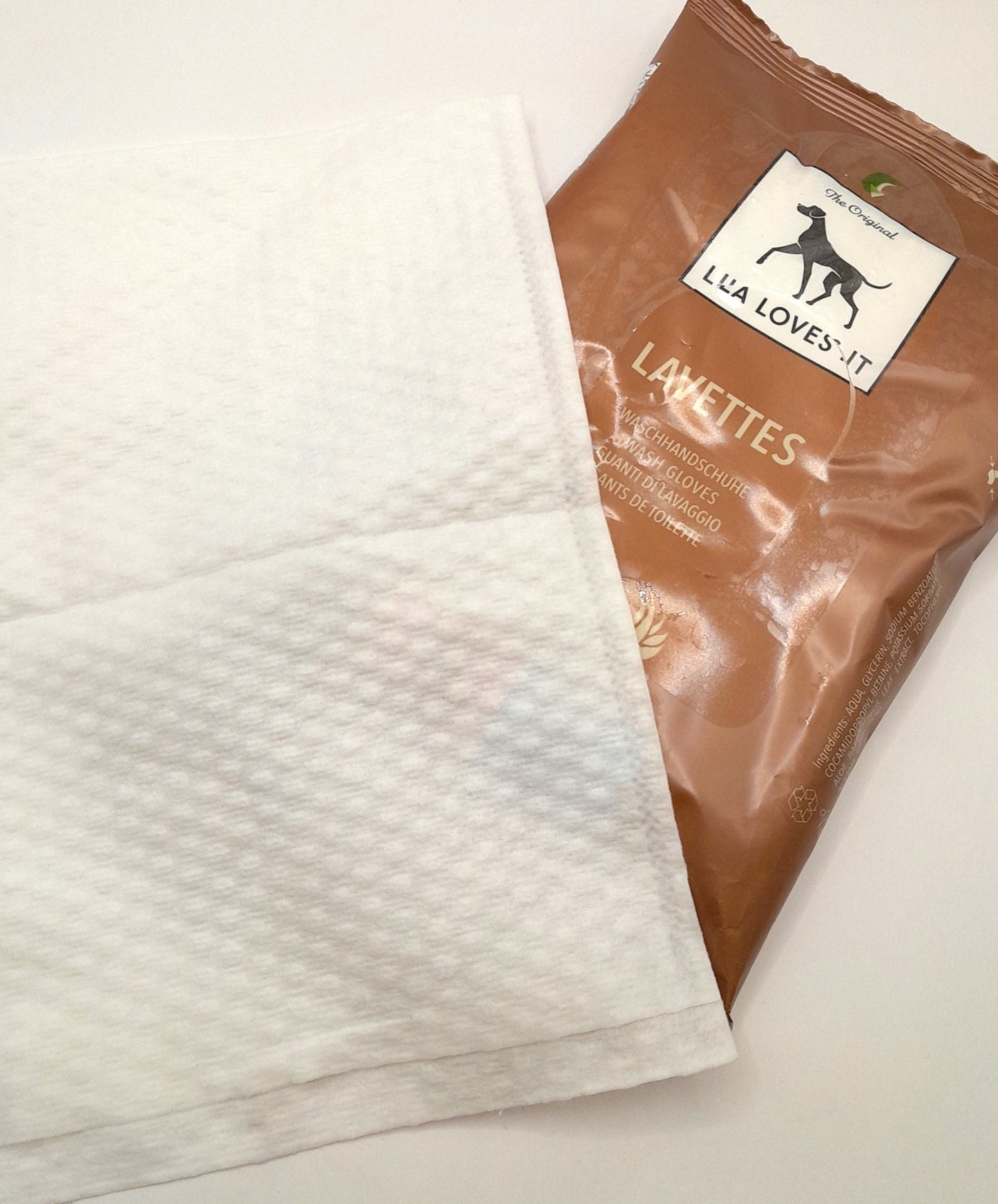 Lila Loves It washandjes voor de dagelijkse reiniging van honden