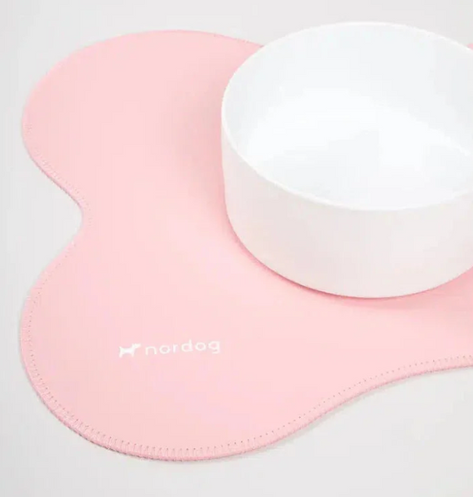 Nordog waterafstotende placemat voor voer- en drinkbakken- candyroze