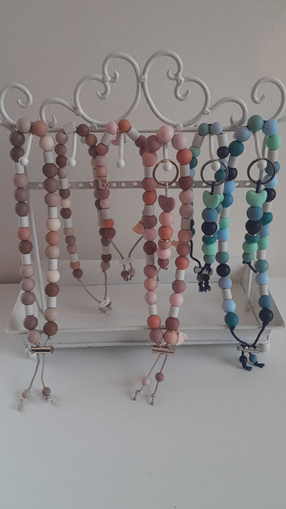J&F Sleutelhanger met kralen