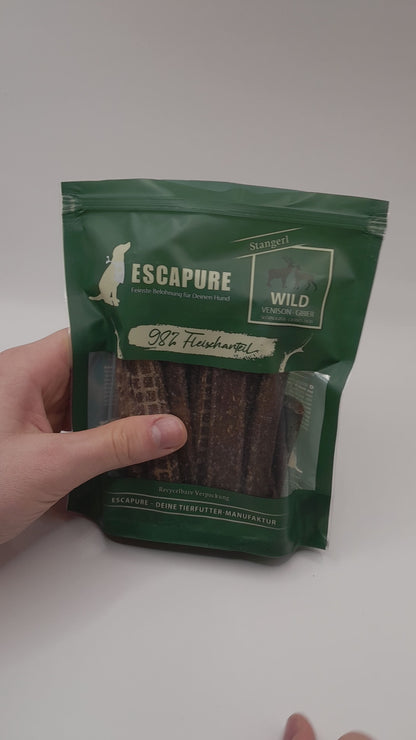 Escapure Kauwstrips Wild – Luchtgedroogde hondensnack zonder granen