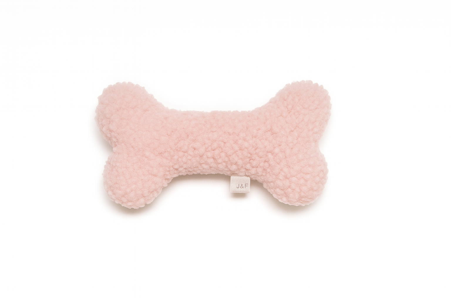 Roze knuffelspeeltje voor honden van zachte teddystof
