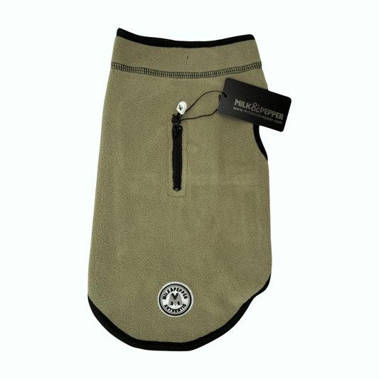 fleece jas Milk & Pepper kaki
