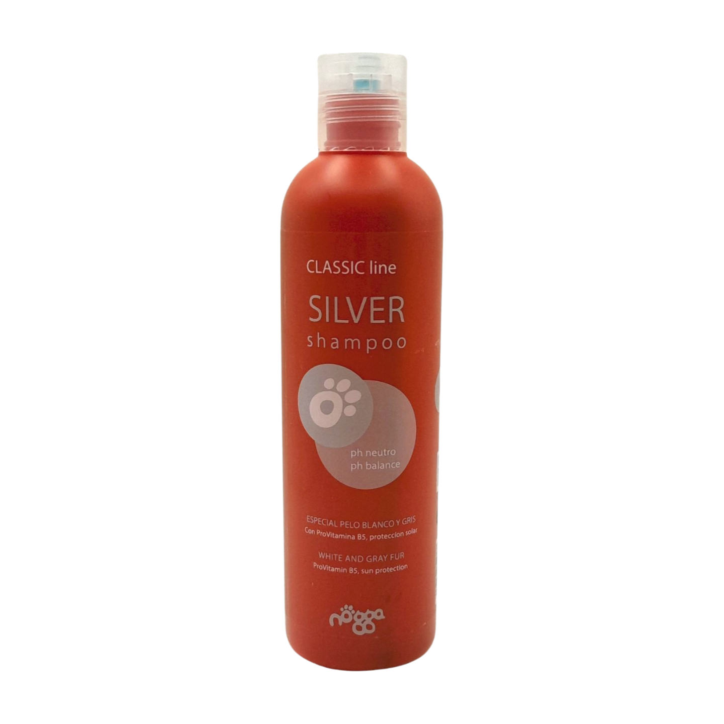 vachtverzorging Nogga Silver hondenshampoo voor een gekleurde vacht Classic line front