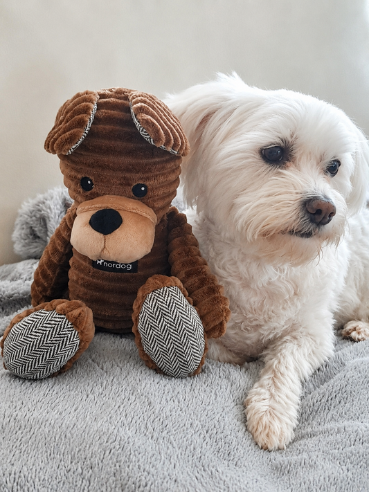 zachte knuffel hond
