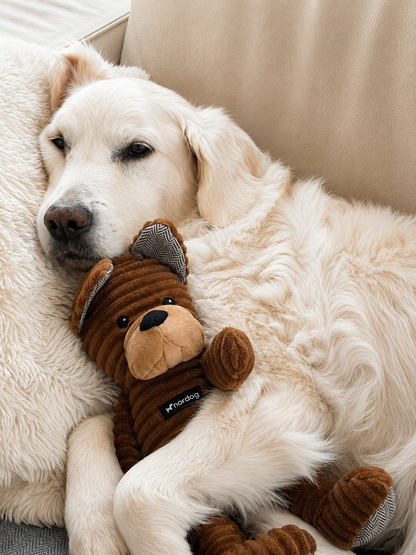 zachte knuffel hond scandinavisch